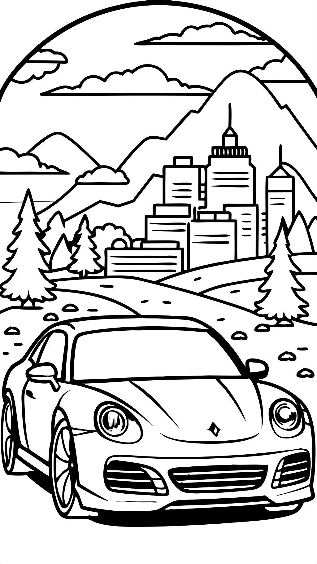 coloriages Porsche